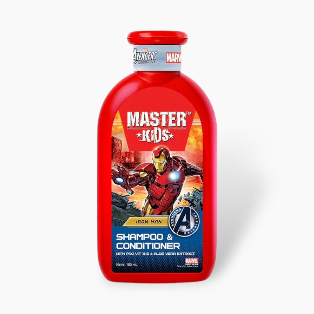 Master Kids Iron Man Shampoo & Conditioner 150ml